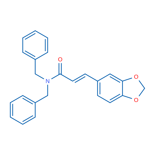 (2E)-3-(2H-1,3-Benzodioxol-5-yl)-N,N-dibenzylprop-2-enamide 1g