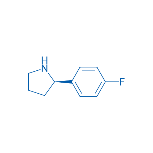 (R)-2-(4-Fluorophenyl)pyrrolidine 250mg