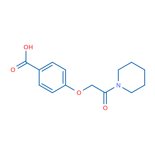 4-(2-Oxo-2-(piperidin-1-yl)ethoxy)benzoic acid 5g