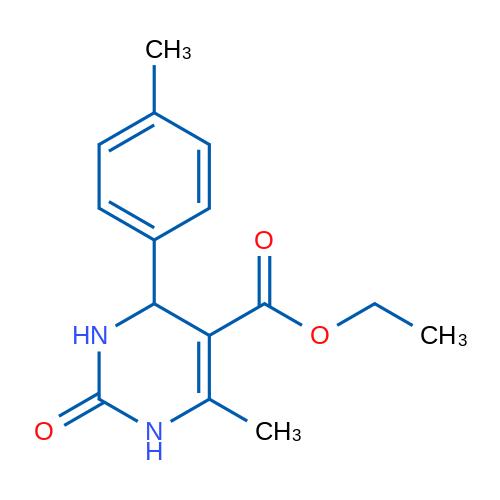 Ethyl 6-methyl-2-oxo-4-(p-tolyl)-1,2,3,4-tetrahydropyrimidine-5-carboxylate 1g