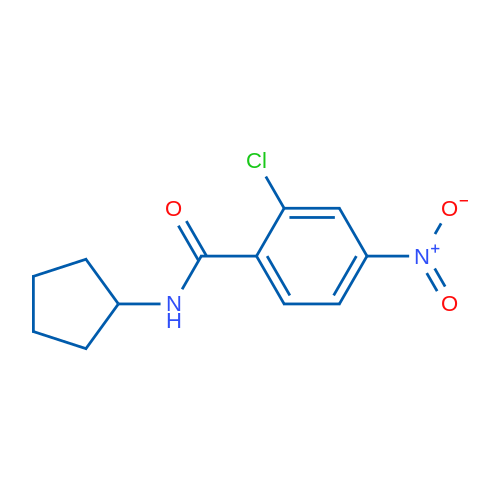 2-CHloro-n-cyclopentyl-4-nitrobenzamide 5g