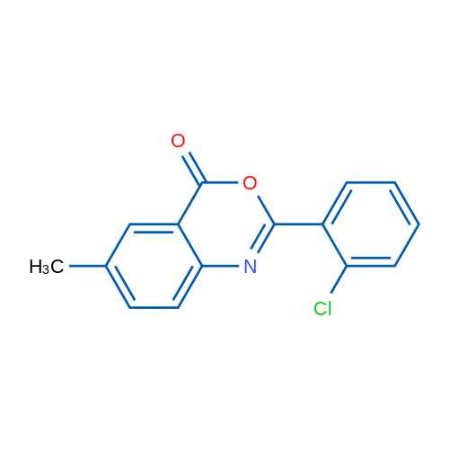2-(2-Chlorophenyl)-6-methyl-4H-3,1-benzoxazin-4-one 1g