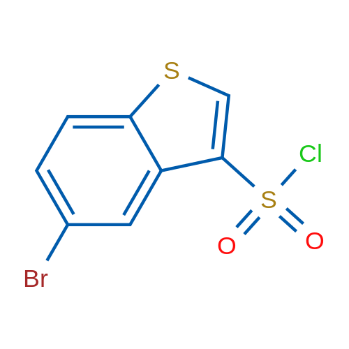 5-Bromo-1-benzothiophene-3-sulfonyl chloride 1g