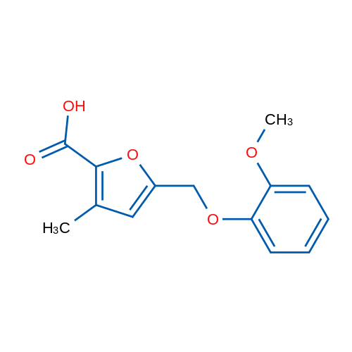 5-((2-Methoxyphenoxy)methyl)-3-methylfuran-2-carboxylic acid 1g