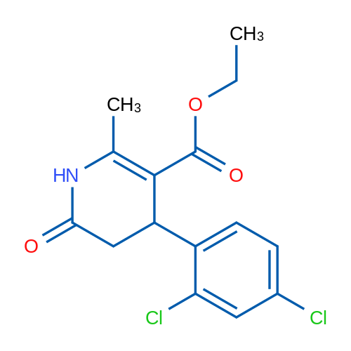 Ethyl 4-(2,4-dichlorophenyl)-2-methyl-6-oxo-1,4,5,6-tetrahydropyridine-3-carboxylate 5g