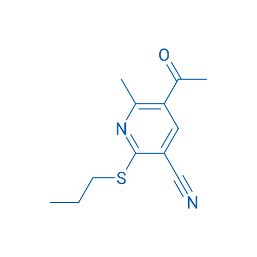 5-Acetyl-6-methyl-2-(propylsulfanyl)pyridine-3-carbonitrile 1g