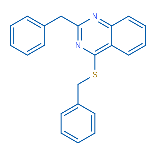 2-Benzyl-4-(benzylsulfanyl)quinazoline 1g