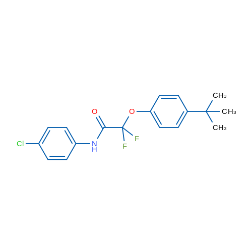 2-(4-tert-Butylphenoxy)-N-(4-chlorophenyl)-2,2-difluoroacetamide 1g