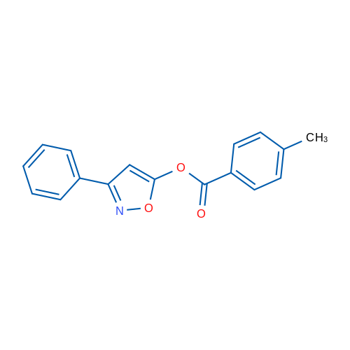 3-Phenyl-1,2-oxazol-5-yl 4-methylbenzoate 2mg