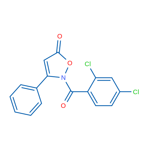 2-(2,4-Dichlorobenzoyl)-3-phenyl-2,5-dihydro-1,2-oxazol-5-one 1g