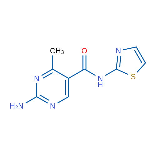 2-Amino-4-methyl-N-(1,3-thiazol-2-yl)pyrimidine-5-carboxamide 1g