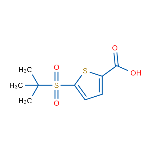 5-(tert-Butylsulfonyl)thiophene-2-carboxylic acid 5g