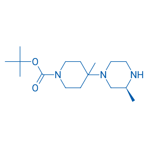 (S)-tert-Butyl 4-methyl-4-(3-methylpiperazin-1-yl)piperidine-1-carboxylate 250mg