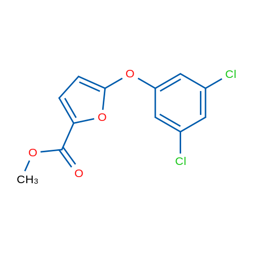 Methyl 5-(3,5-dichlorophenoxy)furan-2-carboxylate 5g