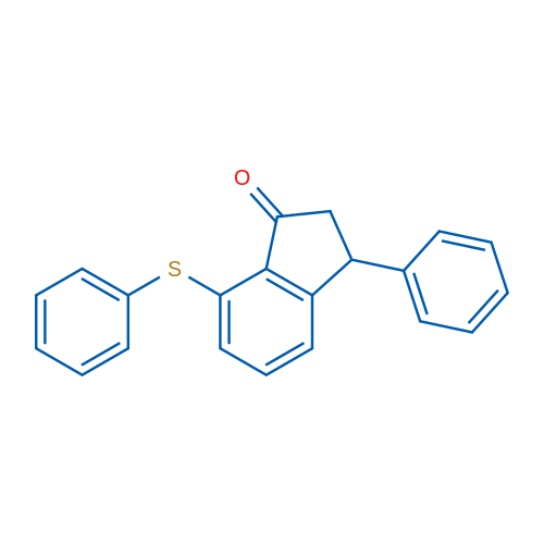 3-Phenyl-7-(phenylsulfanyl)-2,3-dihydro-1H-inden-1-one 1g