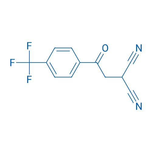 2-(2-Oxo-2-(4-(trifluoromethyl)phenyl)ethyl)malononitrile 1g