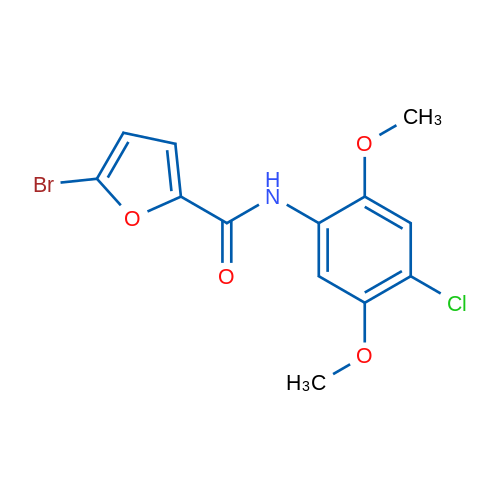 5-Bromo-N-(4-chloro-2,5-dimethoxyphenyl)furan-2-carboxamide 1g