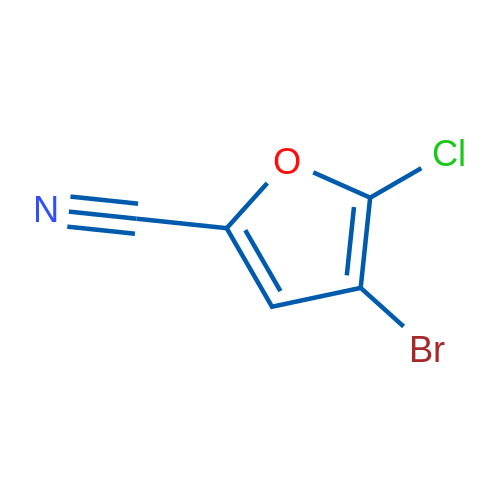 4-Bromo-5-chlorofuran-2-carbonitrile 1g
