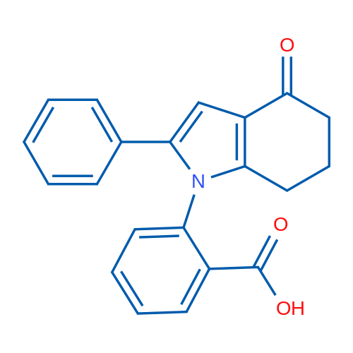 2-(4-Oxo-2-phenyl-4,5,6,7-tetrahydro-1H-indol-1-yl)benzoic acid 1g