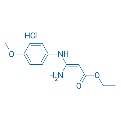 Ethyl 3-amino-3-(4-methoxyanilino)acrylate hydrochloride 5g