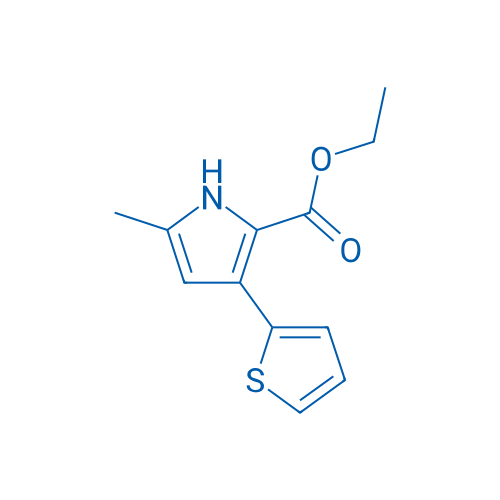 Ethyl 5-methyl-3-(thiophen-2-yl)-1H-pyrrole-2-carboxylate 1g