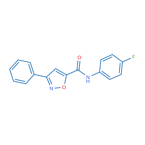 N-(4-Fluorophenyl)-3-phenyl-1,2-oxazole-5-carboxamide 1g