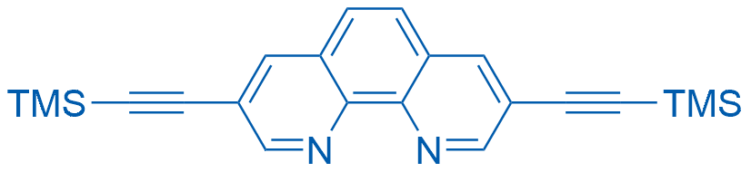 3,8-Bis((trimethylsilyl)ethynyl)-1,10-phenanthroline 100mg