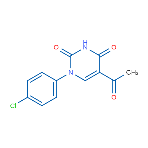 5-Acetyl-1-(4-chlorophenyl)-1,2,3,4-tetrahydropyrimidine-2,4-dione 1g