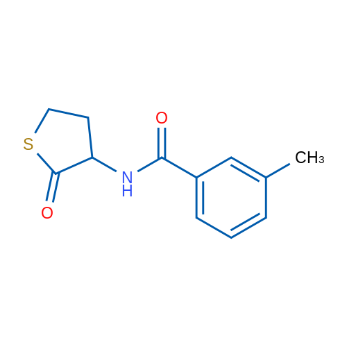 3-Methyl-N-(2-oxotetrahydrothiophen-3-yl)benzamide 1g