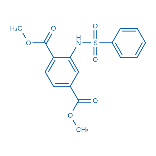 Dimethyl 2-(phenylsulfonamido)terephthalate 250mg