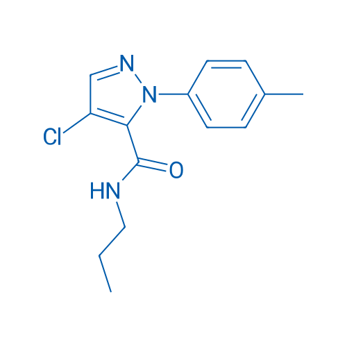 4-Chloro-1-(4-methylphenyl)-N-propyl-1H-pyrazole-5-carboxamide 1g