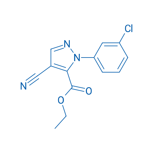 Ethyl 1-(3-chlorophenyl)-4-cyano-1H-pyrazole-5-carboxylate 1g