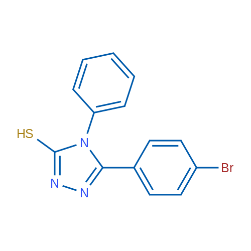 5-(4-Bromophenyl)-4-phenyl-4H-1,2,4-triazole-3-thiol 1g