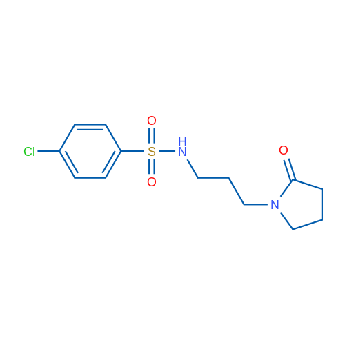 4-Chloro-N-(3-(2-oxopyrrolidin-1-yl)propyl)benzenesulfonamide 5g