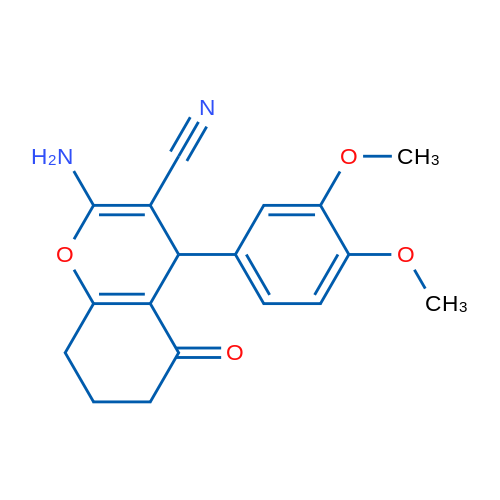 2-Amino-4-(3,4-dimethoxyphenyl)-5-oxo-5,6,7,8-tetrahydro-4H-chromene-3-carbonitrile 1g