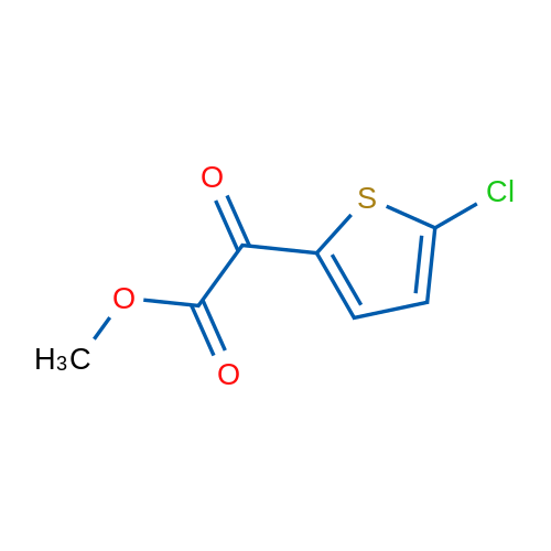 Methyl 2-(5-chlorothiophen-2-yl)-2-oxoacetate 1g