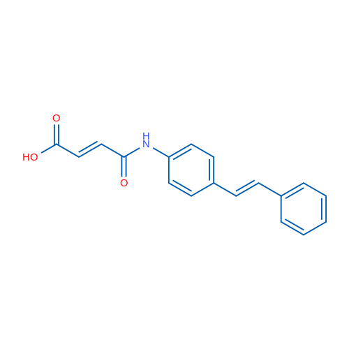 4-Oxo-4-((4-(styryl)phenyl)amino)but-2-enoic acid 1g