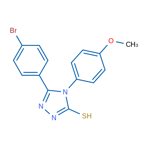 5-(4-Bromophenyl)-4-(4-methoxyphenyl)-4H-1,2,4-triazole-3-thiol 1g