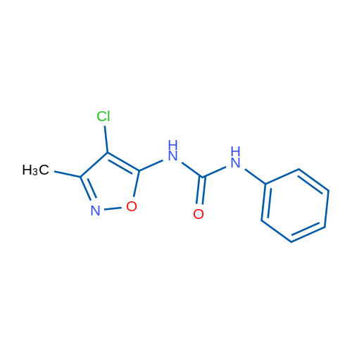 3-(4-Chloro-3-methyl-1,2-oxazol-5-yl)-1-phenylurea 1g