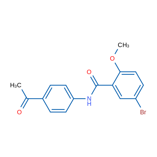 N-(4-Acetylphenyl)-5-bromo-2-methoxybenzamide 1g