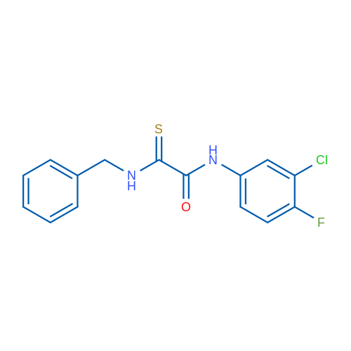 1-(Benzylcarbamothioyl)-N-(3-chloro-4-fluorophenyl)formamide 1g