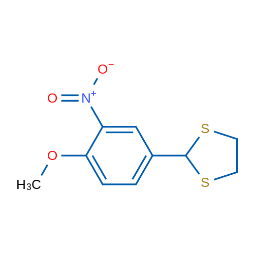 2-(4-Methoxy-3-nitrophenyl)-1,3-dithiolane 1g