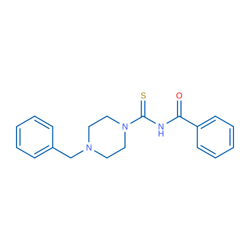 N-(4-Benzylpiperazine-1-carbothioyl)benzamide 1g