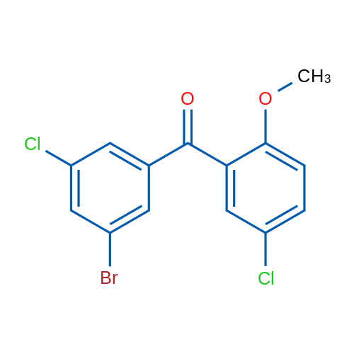 (3-Bromo-5-chlorophenyl)(5-chloro-2-methoxyphenyl)methanone 1g