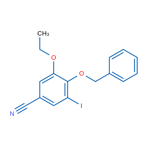 4-(Benzyloxy)-3-ethoxy-5-iodobenzonitrile 1g