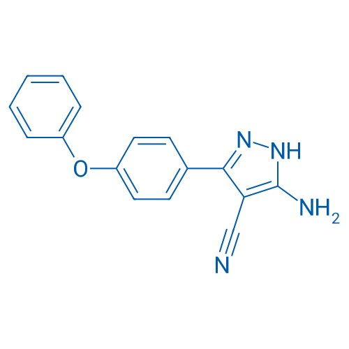 3-Amino-5-(4-phenoxyphenyl)pyrazole-4-carbonitrile 100mg