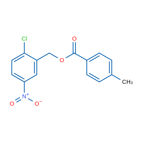 (2-Chloro-5-nitrophenyl)methyl 4-methylbenzoate 1g