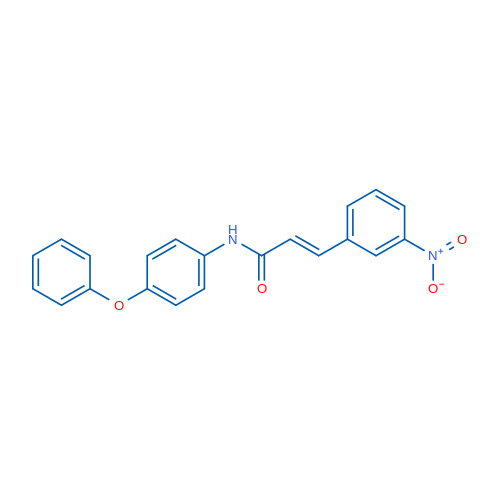 (2E)-3-(3-Nitrophenyl)-N-(4-phenoxyphenyl)prop-2-enamide 1g