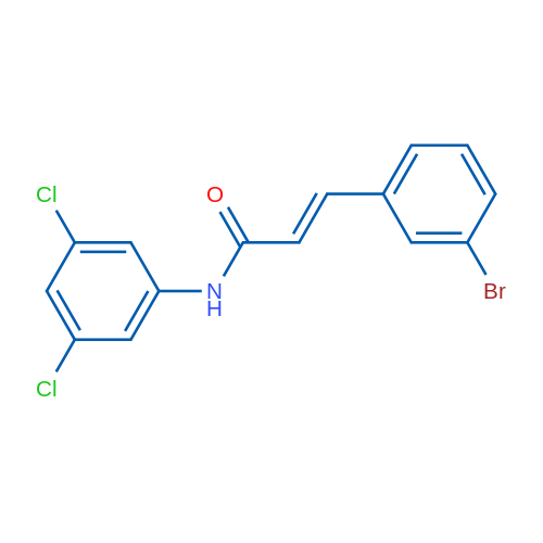 (2E)-3-(3-Bromophenyl)-N-(3,5-dichlorophenyl)prop-2-enamide 1g