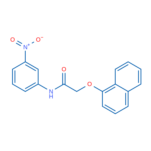 2-(Naphthalen-1-yloxy)-N-(3-nitrophenyl)acetamide 1g